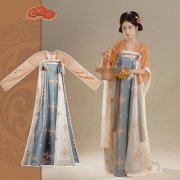 经典交领对襟汉服套装｜